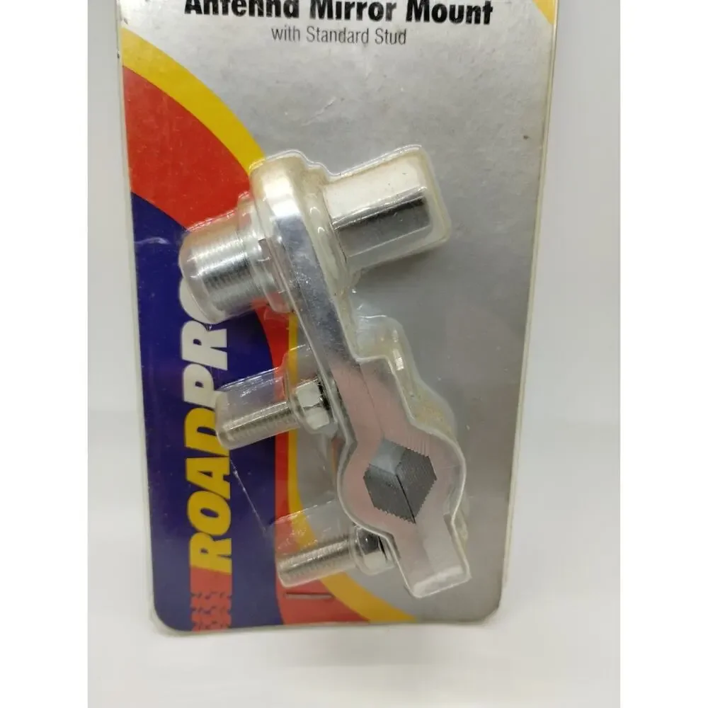 RoadPro Antenna Mirror Mount RP-317 Horizontal Double Groove Mount w/ SO239 Stud